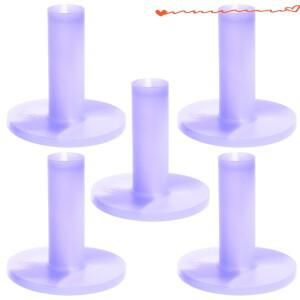 5개입 플렉시블 골프 티 레인지 매트용 고무 골프공 홀더 전문 드라이빙 레인지 연습용 안정적인 배치 롱