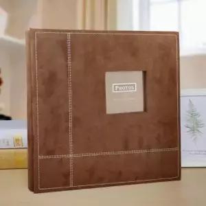 [문구/오피스] 앨범 다크브라운 40매 접착식 기념사진보관 웨딩앨범