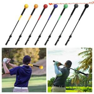 골프 스윙 트레이너 미끄럼 방지 편안한 그립 경량 골프 워밍업 스틱 템포 강화 리듬 속도 향상 골프 용품