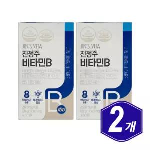 진정주 비타민B 1000mg 60정 x 2개 중장년 시니어 남자 여자 비타민비군