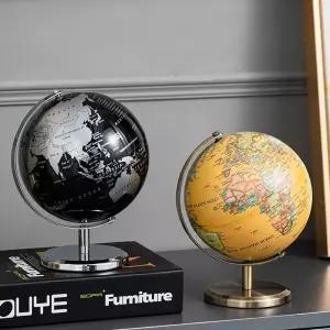 장식용 지구본 고급 학습용 데스크 소품 사무실 인테리어 모형 영문판