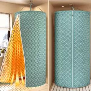 욕실 난방 텐트 샤워 커튼 보온 가림막 방수 단열