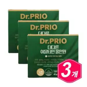 중장년 면역 활력 케어 닥터프리오 더다른 이뮨타민 올인원 30포 x 3개 비타민비군 비타민이