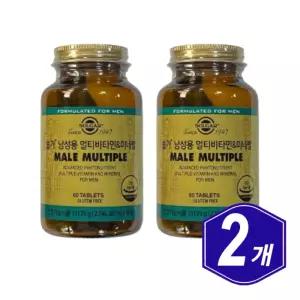 솔가 남성용 멀티비타민 앤 미네랄 60캡슐 x 2개