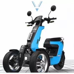 강력한 힘 3륜 전기 스쿠터 2인용 고급형 전동 스쿠터 전기 오토바이12 인치 타이어