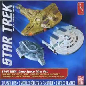 AMT 1 2500 스타 트렉 카데드 딥 스페이스 9-3 함선 세트