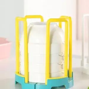 접시꽂이 조절 그릇 정리대 주방 정리 소품 수납대 WFJ666R