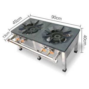낮은 렌지 2구 간택기 화구 메인상품 그릴러 업소용