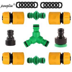 정원 급수 호스 ABS 퀵 커플 링 1/2 끝 내부 및 외부 스레드 Y 형 피팅 어댑터 용 익스텐더 키트