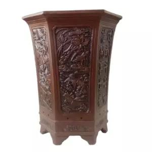 도자기 세라믹 화분 라지 대형 화분재 앤틱 부조분 발코니 전용 실내 분경 분재