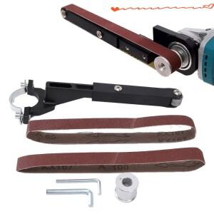 모델 100/125 앵글 그라인더용 벨트 샌더 어댑터 튜브 샌딩 컨버전 키트 앵글 그라인더 부