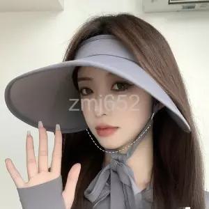 에쥬아 여름 자외선 차단모자 와이드 접이식 골프 썬캡