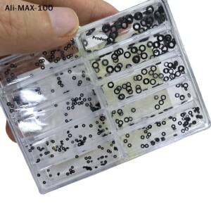 (Au)()1 박스 새 미니 고무 와셔 O-링 시계 방수 씰 크라운 가스켓 수리 도구 제작자