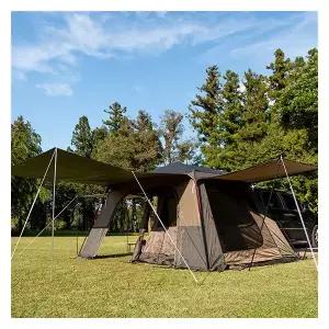 제드 차박 텐트 트윈오토듀얼팔레스 대형 투싼 카니발 도킹 브라운