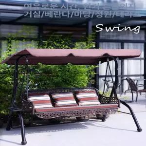 흔들 그네의자 야외 마당 로킹체어 정원 빌라 카페 휴식 테라스 스윙 인테리어