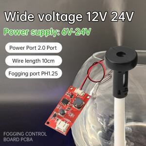 DC 6-24V 미니 가습기 DIY 키트 안개 제조기 및 드라이버 회로 기판 분무 필름 진동