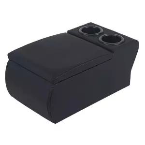 컵홀더 뒷좌석 자동차 트레이 팔걸이 거치대 콘솔 박스 베이지옐로우 우드+울트라 스웨이드 가죽