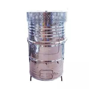 스텐 소각난로 공사현장 연소기 장작 화로 종이 드럼통 연통