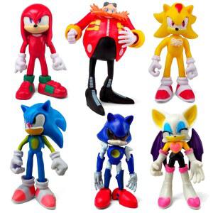 토이즈빌 소닉 6종 피규어 세트 15cm 대형 캐릭터 콜렉션 장식용 수집용 굿즈
