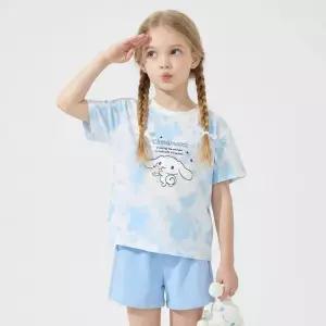 시나모롤)아동물나염5부상하세트