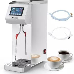 Vtsmax 상업용 밀크 프로더 2KW 터치 컨트롤 LED 디스플레이가 장착된 자동 스테인리스 스틸 스팀 6가지