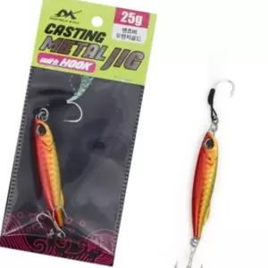 메탈지그 앤쵸비오렌지골드 25g 인조미끼 계류 우럭