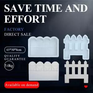 정원용 꽃 연못 벽돌 골동품 울타리 시멘트 몰드 주변 꽃과 잔디 정원 공동체 콘크리트 몰