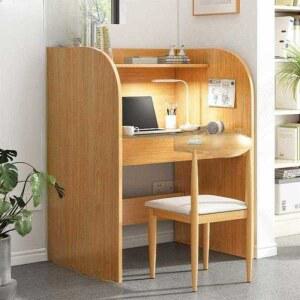 스터디룸 도서관 책상 스터디카페 독서실 나무