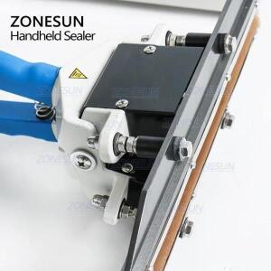 ZONESUN 400mm 펜치 실러 핸드 폴딩 머신 알루미늄 진공 복합 필름에 적합한 휴대용 씰링