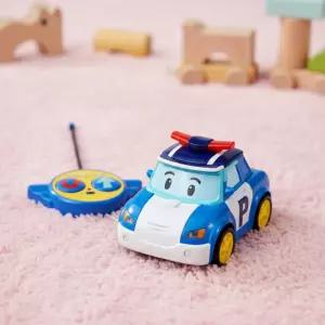 로보카폴리 무선조종 폴리 RC카 미니카 자동차 캐릭터 장난감 사이렌 작동 경찰차 리모컨