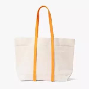 [롯데백화점]샌프란시스코마켓 [AMIACALVA 아미아칼바] WASHED CANVAS TOTE (M) 2TONE ORANGE/ACF1M80001A3