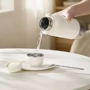 휴대용 전기 접이식 전기포트 보온병 텀블러 무선