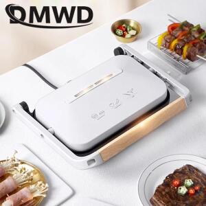 전기 그릴 바베큐 스테이크 양면 가열 프라이팬 로스터 파니니 베이킹 샌드위치 메이커 EU