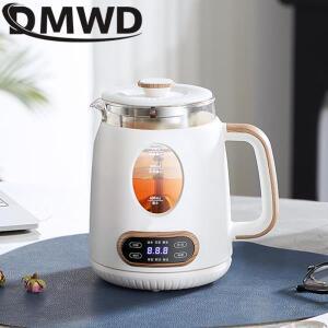 전기 티 메이커 스팀 스프레이 1L 유리 주전자 물 가열 스마트 온도 조절 커피 보일러 차 인퓨저