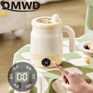 전기 가열 컵 800ml 소형 스튜 휴대용 여행용 건강 냄비 수프 죽 보온 보일러 티포트 슬로우 쿠커