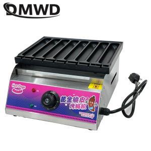 2KW 전기 소시지 그릴 8튜브 에그롤 메이커 논스틱 스킬렛 핫도그 미트볼 메추리알 베이킹 팬 온도 조절 EU