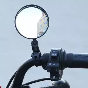 오토바이후방거울 마이크 오토바이 간편탈착 클립형식 후사경미러 볼록한