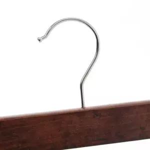 [생활] 20p 논슬립 하의옷걸이 원목 바지걸이 치마걸이