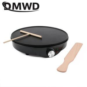 110V/220V 비 스틱 팬케이크 메이커 전기 크레페 중국어 스프링 롤 피자 베이킹 팬 직경 30cm EU/US