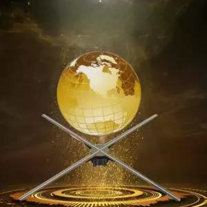 홀로그램 팬 광고 장치 고화질 영상 플레이어 홍보 장비