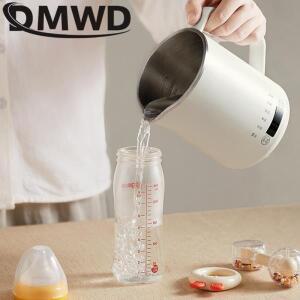 미니 전기 주전자 600ml 가열컵 1인용 휴대용 죽 국수 조리용 냄비 여행용 보온컵