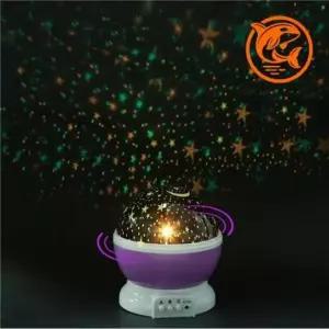 [데코] 별빛 수면등 자동회전 무드등 우주 조명 인테리어 아기 방 장식