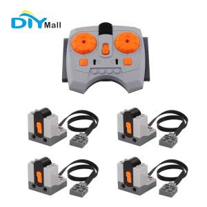 5PCS 파워 기능 세트 8879 IR 속도 원격 제어4개의 수신기 포함 -호환 가능 DIY 자동차/기차 모델용