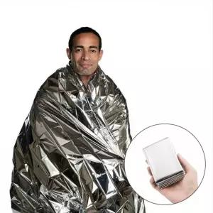 등산 캠핑 필수품 비상용 은박담요 체온유지 응급 구급 재난대비 휴대용