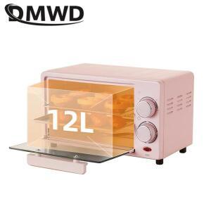12L 미니 전기 오븐 치킨 햄 로스터 케이크 빵 토스트 베이커  그리들 온도 조절 타이머