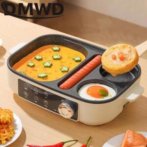 4in 1 조식 기계 빵 제조기 토스터 미니 오븐 프라이 버거 주방 요리 로티 메이커 가정용