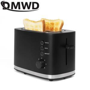 110V/220V 전기 토스터 자동 빵 스테인리스 가정용 아침 식사 오븐 샌드위치 그릴 2슬라이스
