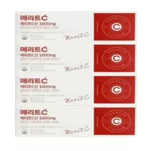 휴온즈 메리트 C산 비타민C 3000mg 3g 90포 4개