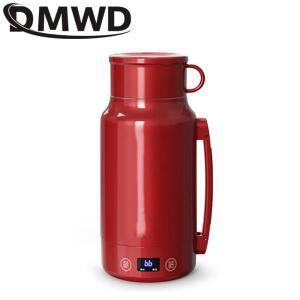 DMWD 휴대용 전기 주전자 차 커피 미니 여행 끓인 물 Stewable 따뜻한 제품 유지 Thermo Anti-Scald Bottle