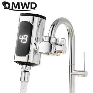 DMWD 전기 순간 난방 수도꼭지 Tankless 온수기 뜨거운 차가운 이중 용도 탭 조정 3300W